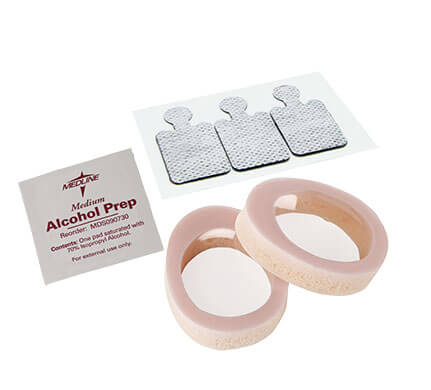 Sanibel™ Infant EarCup™ Kit with tab electrodes, 20 sets