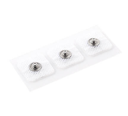 Vermed® snap electrode square, 60 pcs